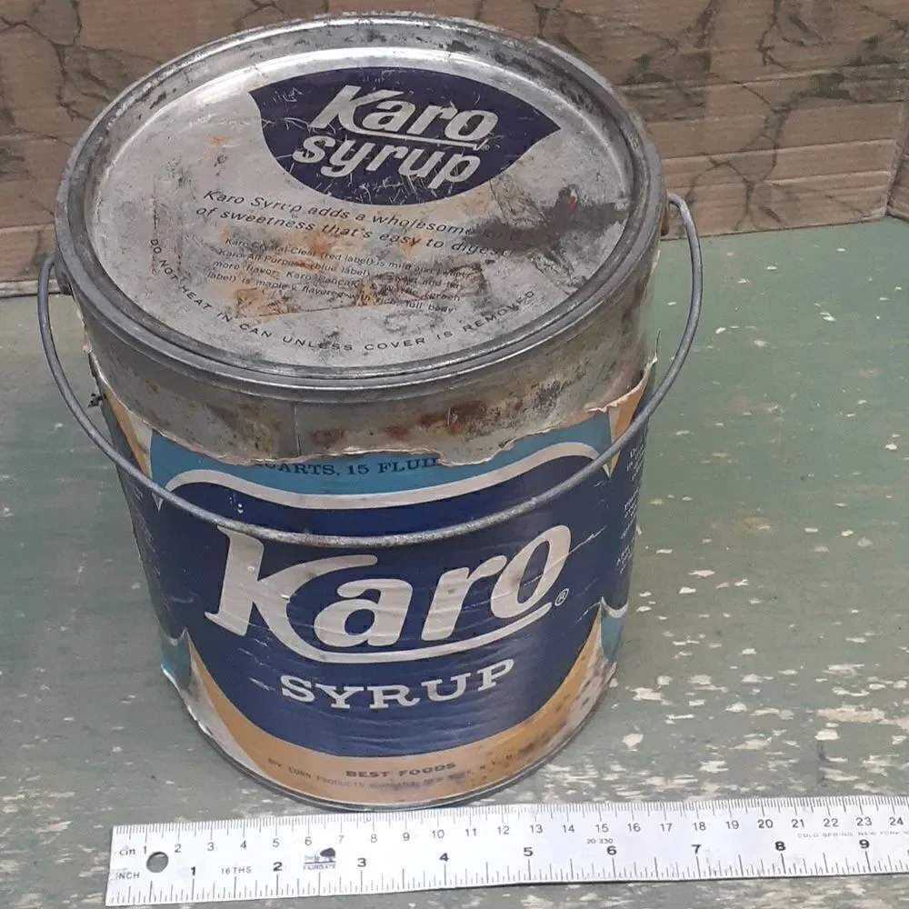 ‎3 pc set vintage Karo syrup tins